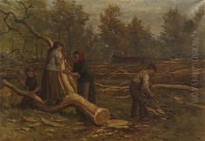 Bark Peelers Near Culross
