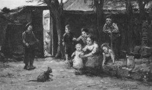 The Pet Monkey by Hector Chalmers