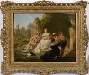 Le Concert Galant by Alfred Edward Chalon
