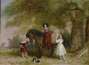 Children Riding A Pony