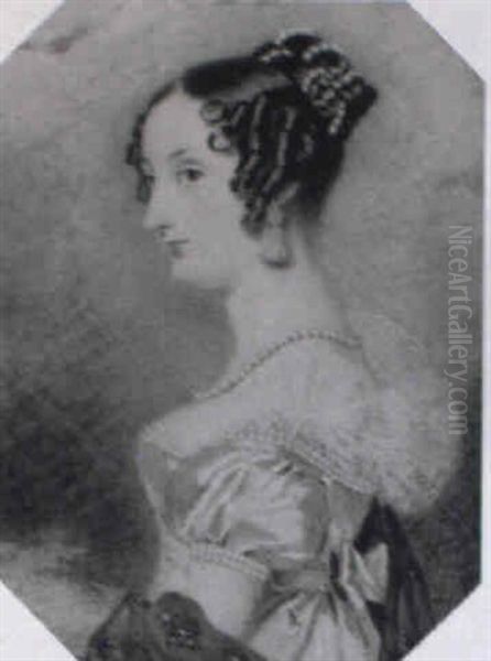 Portrait Of A Lady Facing Left - view 1