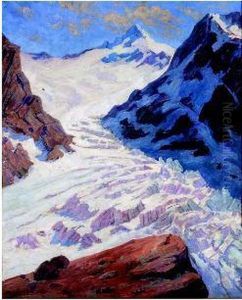 Paesaggio Dolomitico Con Ghiacciaio by Jean Anacker