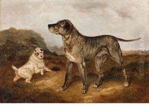 Two Dogs In A Landscape Two Dogs In A Landscape
