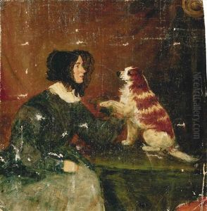 A Lady's Best Friend, A Terrier, The New Family And Portrait Of A Young Artist (4 Works) A Lady's Best Friend, A Terrier, The New Family And Portrait Of A Young Artist (4 Works)