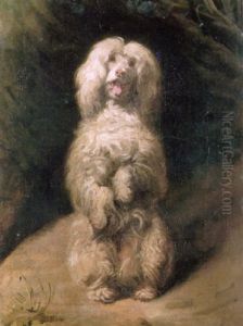 The Begging Poodle by Henry Bernard Chalon