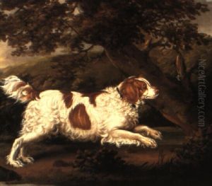 English Water Spaniel, 'quaile' by Henry Bernard Chalon