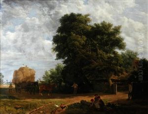 The Haywain by John James Chalon