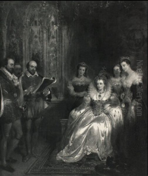 Shakespeare Reading To Queen Elizabeth - view 1