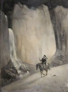 Rabelais Dans La Bouche De Pantagruel, Illustration Du Chapitre Xxxii De Pantagruel (study) by Louis Chalon