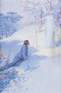 Le Poete Et Sa Muse by Louis Chalon