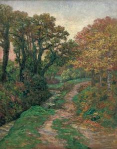 Petit Ruisseau Pres De Pont-aven by Ernest Ponthier De Chamaillard
