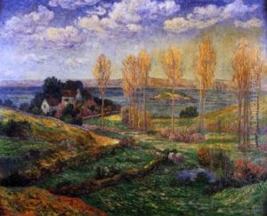 Paysage Breton: La Vallee De Treboul by Ernest Ponthier De Chamaillard