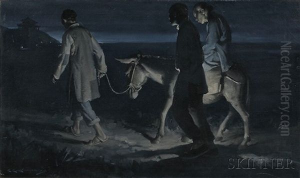 Illustration, Possibly From The Good Earth By Pearl Buck - view 1