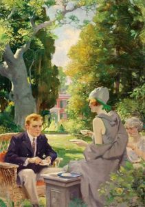 Afternoon Tea by Charles Edward Chambers