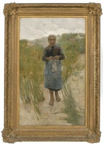 Girl On The Dunes