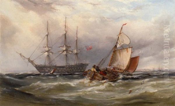 The Guardship At The Nore - view 1