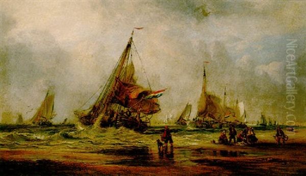 Dutch Fishing Boats Offshore - view 1