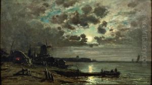 "maangezicht" by Auguste-Paul-Charles Anastasi