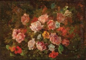 Bouquet De Fleurs by Auguste-Paul-Charles Anastasi