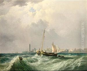 A Barge Off Margate