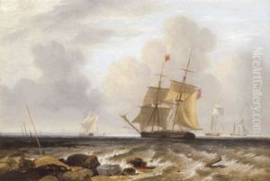Trading Brigs Offshore by Sir George Chambers