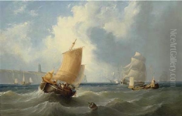 Shipping Off The South Coast - view 1