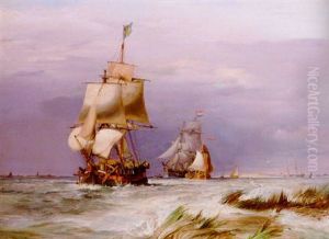 A Swedish Trader Off The Low Countries Coast