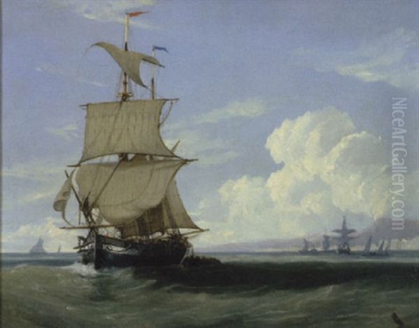 Shipping Off The Coast - view 1