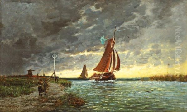 Bateaux Sur La Meuse - view 1