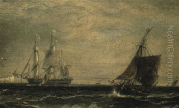 Fishing Boats Returning To Dover - view 1