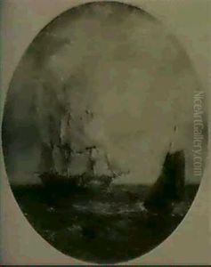 A Ship Wreck; Hove To by Sir George Chambers