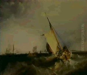 Shipping Off The Coast At Margate