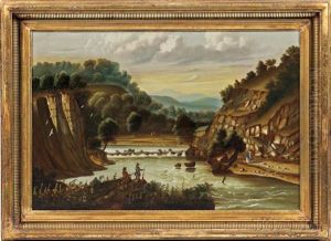 River Valley Landscape by Thomas Chambers
