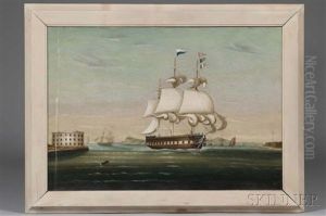 New York Harbor by Thomas Chambers