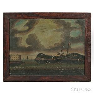 New York Harbor by Thomas Chambers