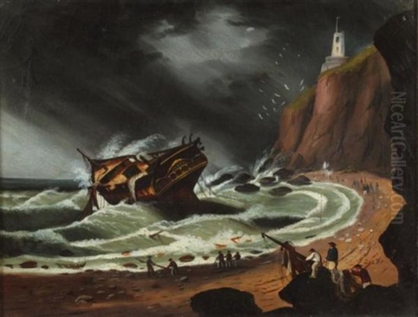Ship In Storm - view 1