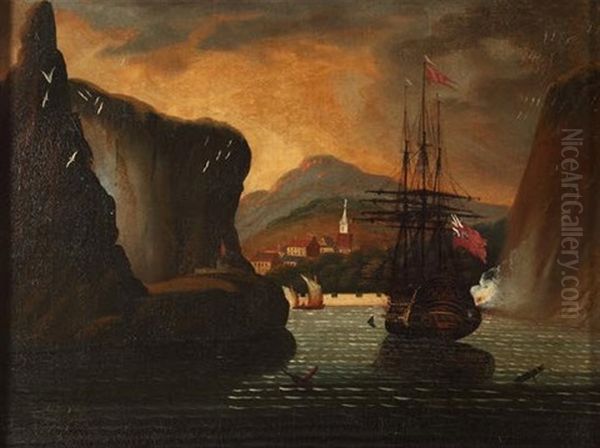 British Ship In Harbor - view 1