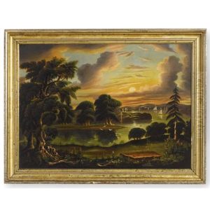 View Of The Delaware Water Gap by Thomas Chambers