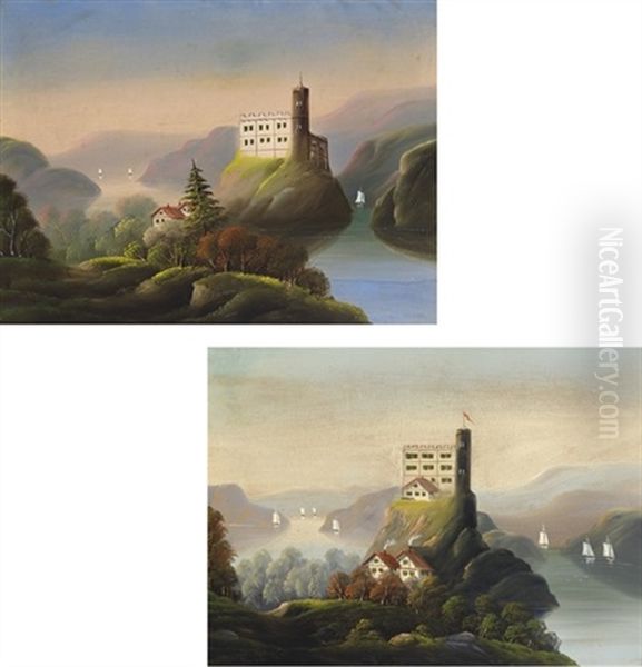 Landscapes With Castles (pair) - view 1
