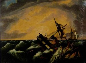 The Pirate Ship's Attack by Thomas Chambers