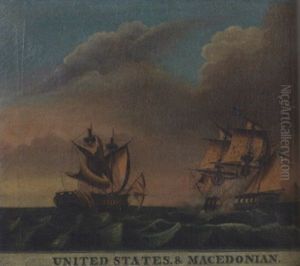 The Frigates "united States" And The "macedonia" by Thomas Chambers