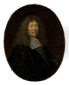 Portrait Of A Gentleman With A Sash And Badge