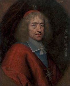 Portrait Du Cardinal Portant La Croix De L'ordre Du Saint-esprit