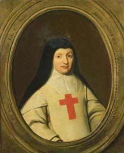Portrait De Jacqueline Marie, Dite Angelique Arnauld by Philippe de Champaigne