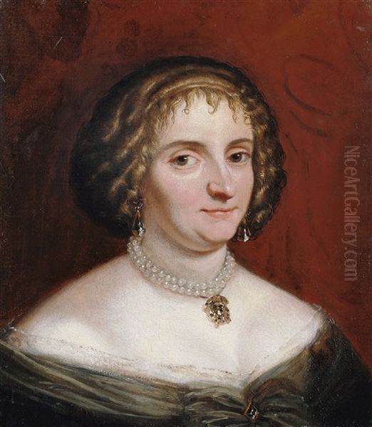 Bildnis Einer Dame Mit Zweireihiger Perlenkette - view 1