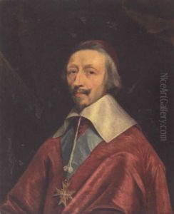 Portrait De Cardinal De Richelieu by Philippe de Champaigne