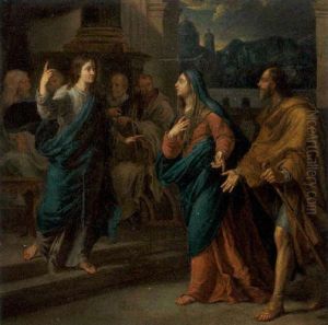 L'enfant Jesus Retrouve Dans Le Temple by Philippe de Champaigne