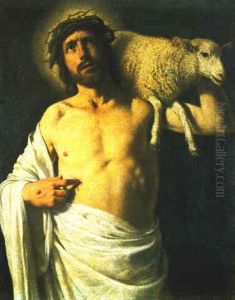 Christ As The Good Shepherd by Philippe de Champaigne