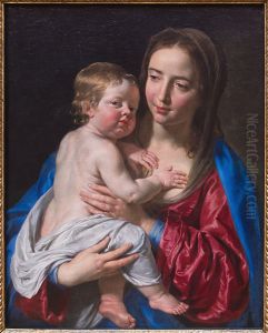 Madonna And Child by Philippe de Champaigne