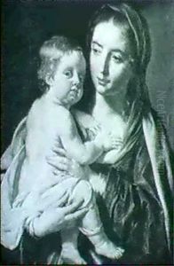The Madonna And Child by Philippe de Champaigne